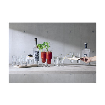 Набор сервировочный из стопки и подставки Vodka Solo