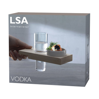 Набор сервировочный из стопки и подставки Vodka Solo