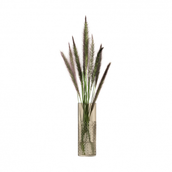 Ваза Wicker, 20 см, коричневая