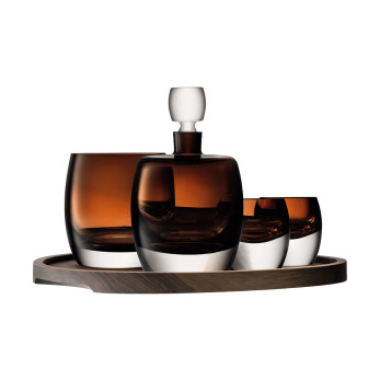 Набор для ценителей виски с деревянным подносом Whisky Club