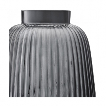 Ваза Pleat, 26 см, серая