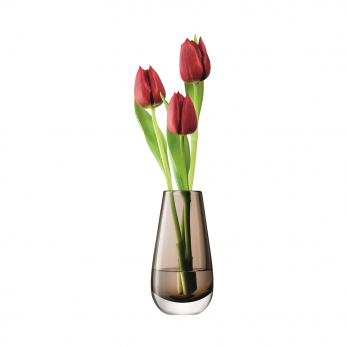 Ваза в форме бутона Flower Colour, 14 см, мока