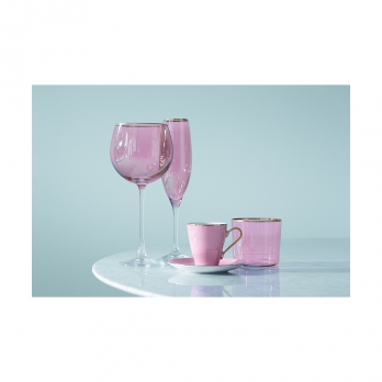 Набор из 2 бокалов-флейт для шампанского Sorbet, 225 мл, розовый