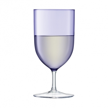 Набор из 2 бокалов для воды и вина Hint, 400 мл, фиолетовый
