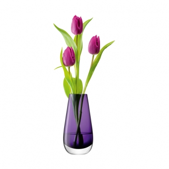 Ваза в форме бутона Flower Colour, 14 см, фиолетовая