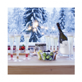 Набор из 4 бокалов-флейт Prosecco, 140 мл