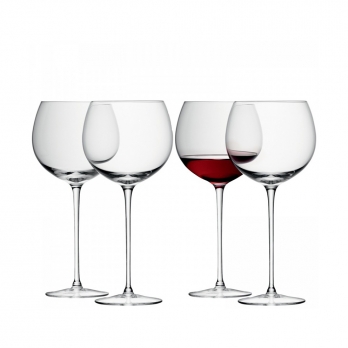 Набор из 4 круглых бокалов для вина Wine, 570 мл
