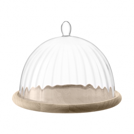 Блюдо со стеклянным куполом Aurelia, 25 см