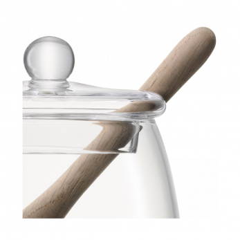 Банка для мёда с деревянной ложкой Serve, 12.5 см